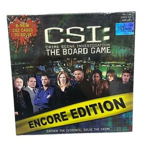 CSI: Crime Scene Investigation The Board Game - Encore Edition - Sealed CBS
